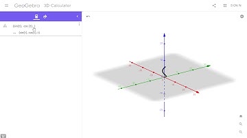 Graficar Funciones Vectoriales con Geogebra 3D