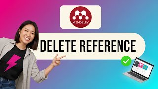 How to DELETE REFERENCE in Mendeley (Step by Step)