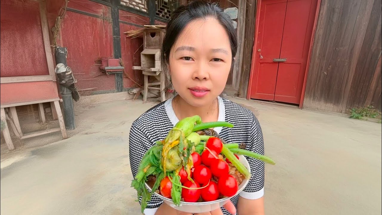 Fresh Vegetables From the Village | Simple Country Life Cooking