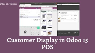 Customer Display In Odoo15 Point Of Sale || Customer Display Screen In Odoo15 POS