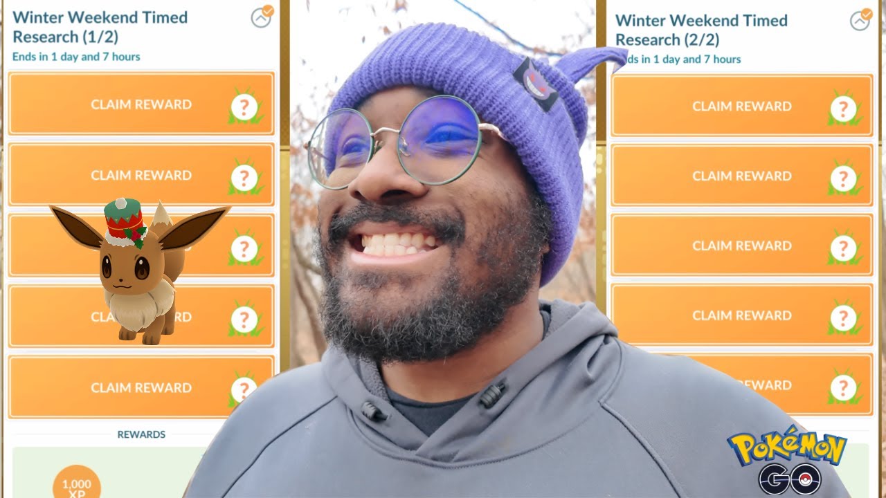 Christmas Costume Eevee Checks! Pokemon Go Christmas Event Part 2!