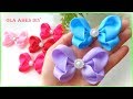 Они Делаются 5 МИНУТ😍 Бантики Бабочки из Лент - Легко 😍/ Ribbon Butterfly Hair Clip Bow/ Ola ameS