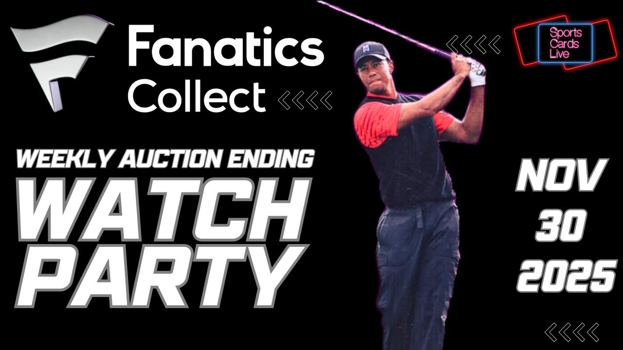 Fanatics Collect Weekly Sports Card Auction (#202) Ending Live Coverage & Analysis