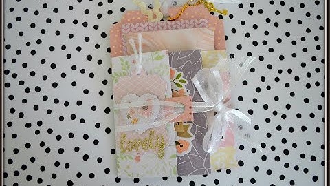🎀 Tag Shape Pocket Flipbook | Happy Mail/Junk Journal | NEW Lovely DIY KIT | How To