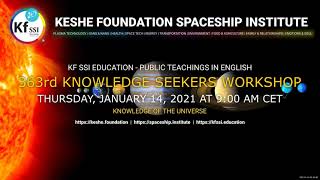 363rd Knowledge Seekers Workshop; January 14, 2021 by Keshe Foundation Spaceship Institute 3,622 views 3 years ago 3 hours, 19 minutes