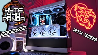 HYTE Y40 Panda Step-by-Step Guide on How To Build a Gaming PC 9800X3D + RTX 5080