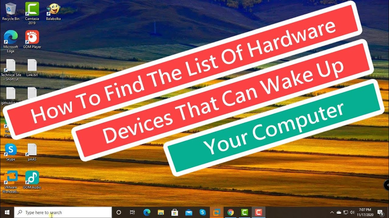 Search This Computer How To Find The List Of Hardware Devices That Can Wake Up Your Computer ...