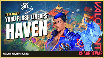 YORU One Way Flash lineups on Haven | 10 INSANE Yoru Flashes | YORU Flashes You NEED To Use