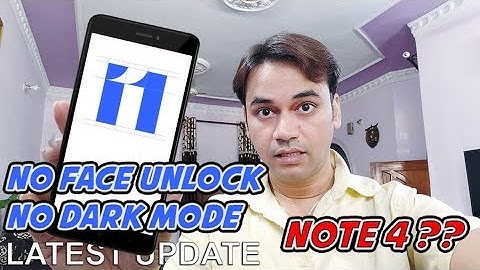 Redmi Note 4 MIUI 11 Update | No Face Unlock | No Dark Mode
