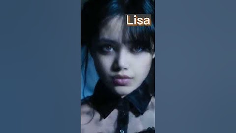 Black pink as Wednesday ☺️ #blackpink #edit #short #video #jisoo #lisa #rose #blinks #kpop