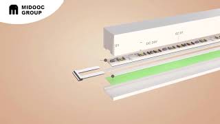 Midooc News: How to use neon flex pin connector? Midooc News: How to use neon flex pin connector?