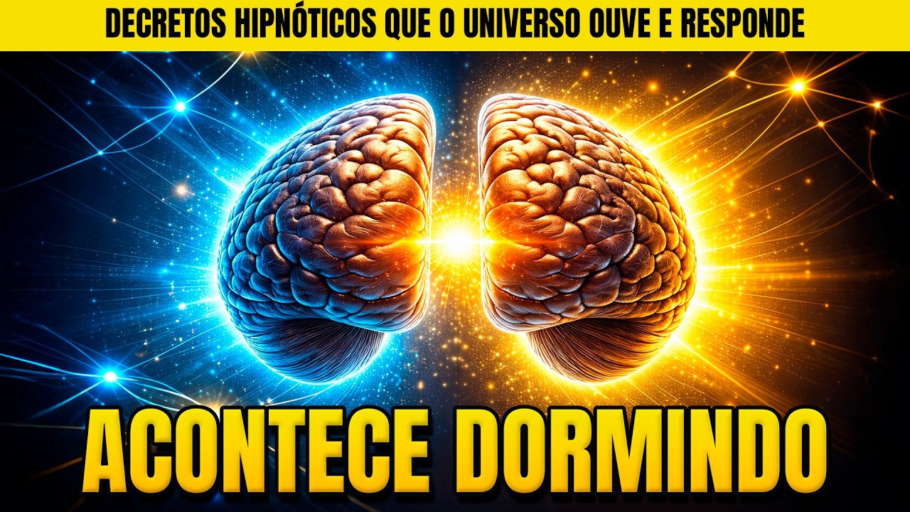 🔮 DECRETOS HIPNÓTICOS QUE O UNIVERSO OUVE QUANDO O CORPO DORME