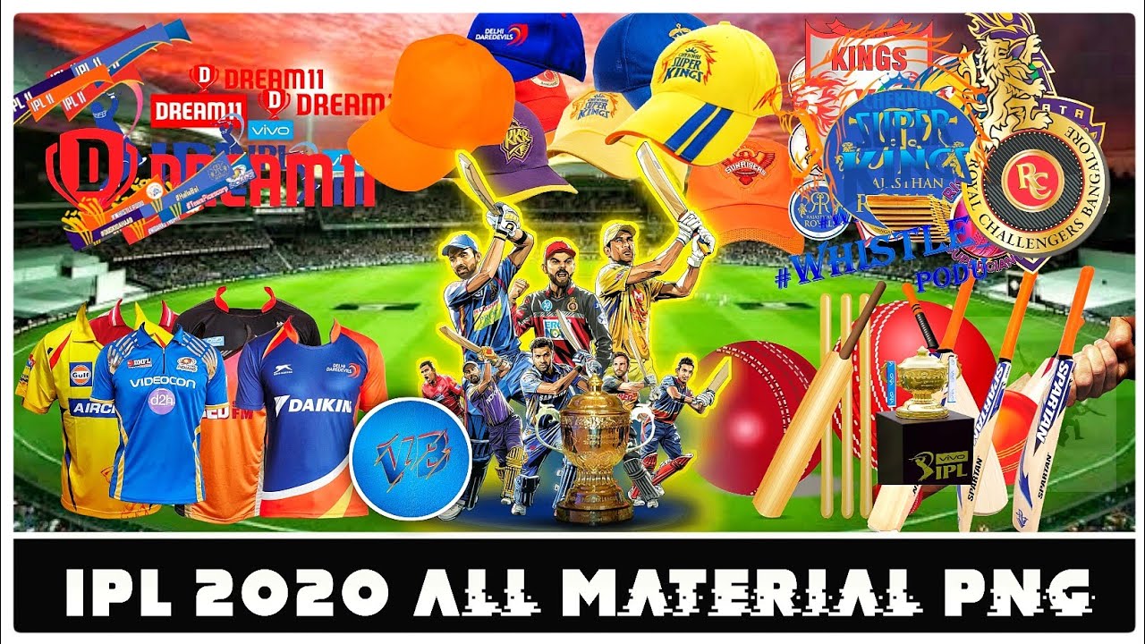 IPL 2020 All Material Png | Download Link Description | Vijayabala Design
