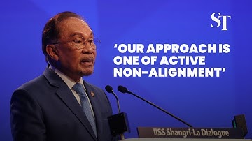 An active non alignment approach: Anwar on Malaysia’s global ties | Shangri-La Dialogue 2025