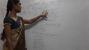 INTERMEDIATE MATHS II-B 30% DELETED NEW SYLLABUS FOR THE ACADEMIC YEAR (2020 - 2021)