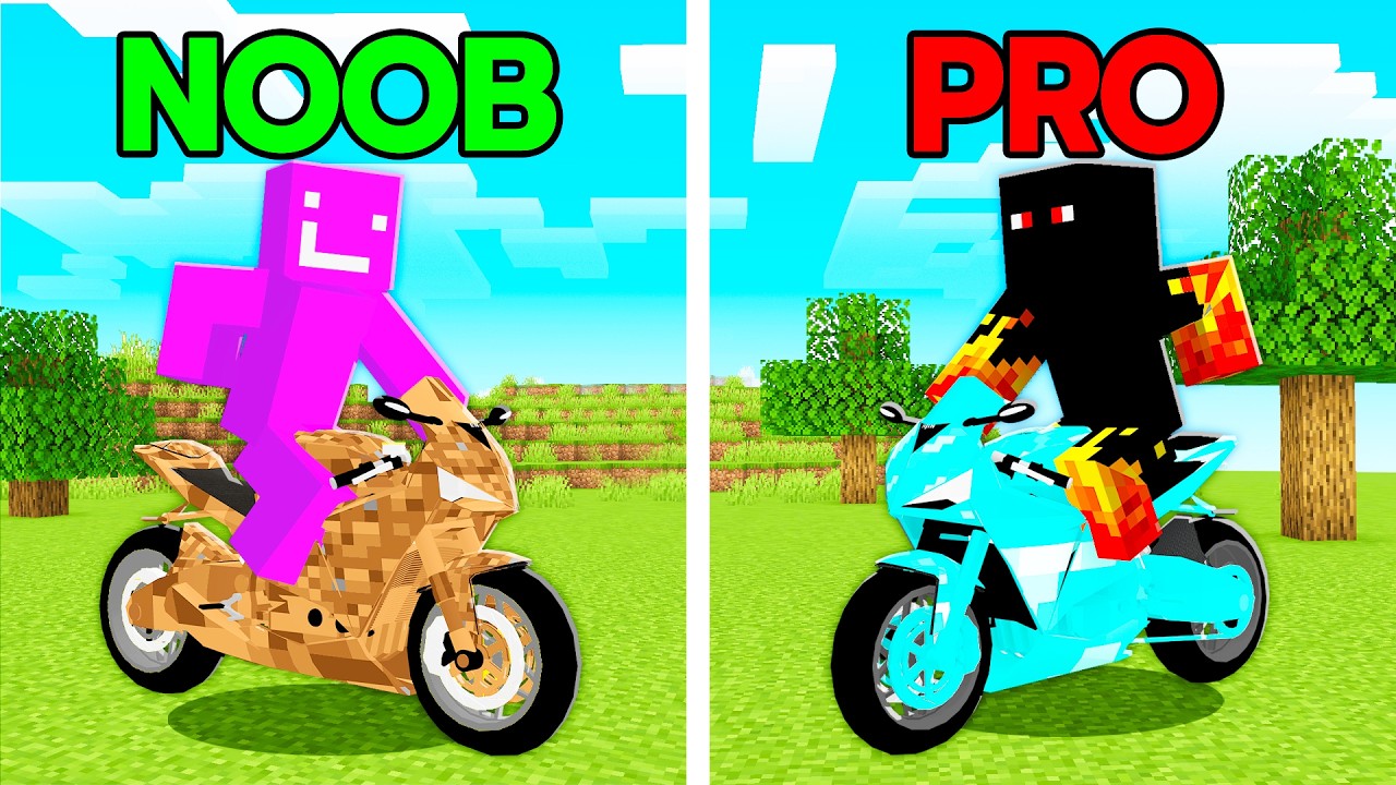 BATALHA DE MOTOS PARA SALVAR FAMÍLIA NO MINECRAFT