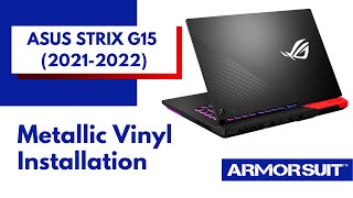 Asus Strix G15 (2021-2022) Carbon Fiber Film Skin Protector Installation Video Guide by ArmorSuit