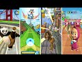 Kung Fu Panda vs Tom and Jerry vs Madagascar vs Masha And The Bear | Tiles hop
