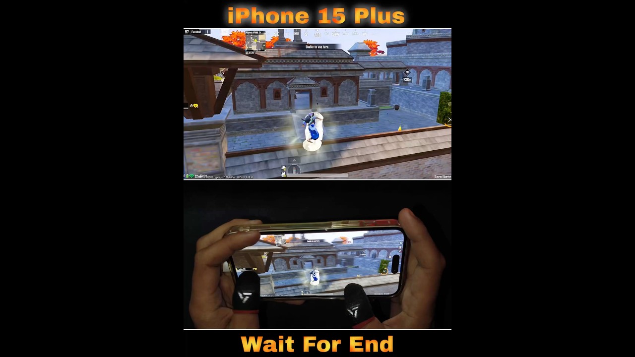 iPhone 15 Plus Bgmi Handcam Test 🔥 