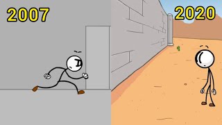 Evolution of Henry stickmin Games: 2007 - 2020