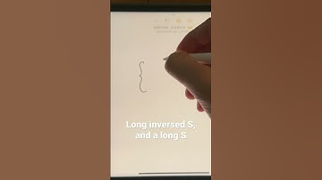 Curly brackets handwriting tutorial