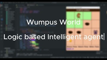 Wumpus World - Logic-Based Intelligent Agent Solving Wumpus World | Python + Pygame AI Project
