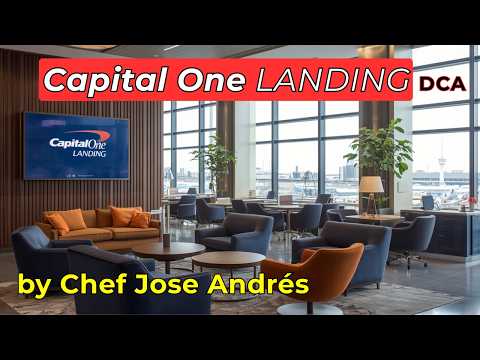 Capital One Landing by José Andrés at DCA AMEX Centurion Lounge Food Access Review