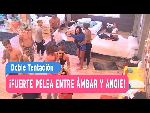 Doble Tentación - ¡Fuerte pelea entre Ámbar y Angie! / Capitulo 34