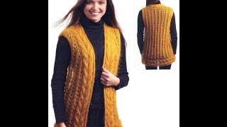 Женская Безрукавка-Жилет Спицами - 2018 / Women's Vest Vest-spokes / Damenweste Vest-Speichen Женская Безрукавка-Жилет Спицами - 2018 / Women's Vest Vest-spokes / Damenweste Vest-Speichen