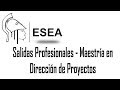 Maestría en Dirección de Proyectos   Salidas Profesionales