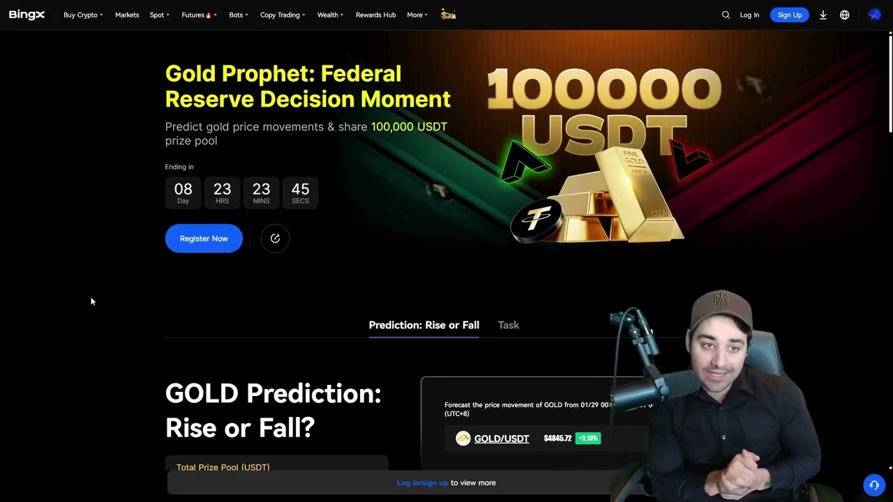 I Longed Gold On BingX And Their TradFi Markets