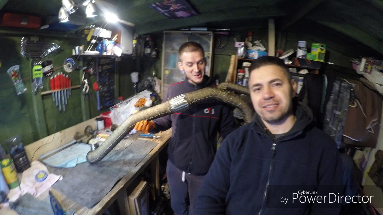 Calibra turbo C20let downpipe wrapping