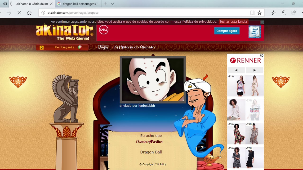 AKINATOR DRAGON BALL YouTube