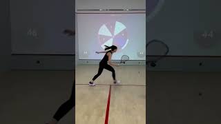 #power in our #interactive #squash #court