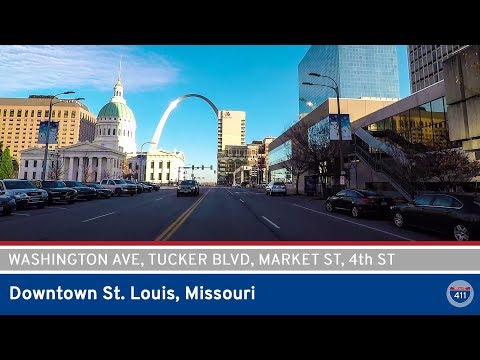 Various Streets - Downtown St. Louis - Missouri |  Drive America's Highways 🚙