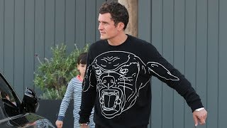 Orlando Bloom Makes A Grocery Pit Stop With A Tall Blonde