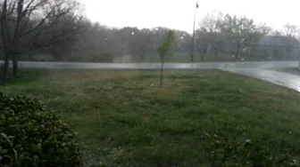Hail storm in Texas