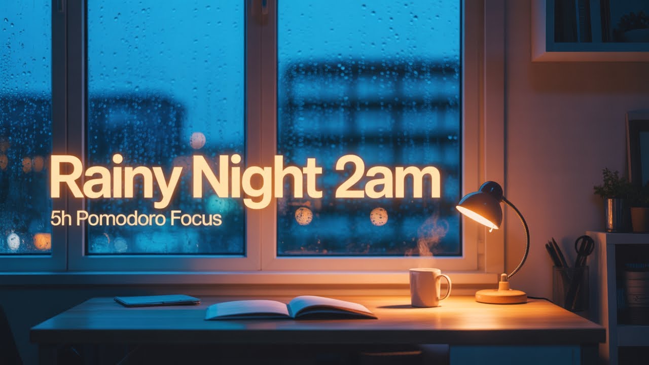 Don’t Open Social Media Until This Ends ⏳ 5 Hour Pomodoro Timer (25/5) | Deep Focus Rain Sounds
