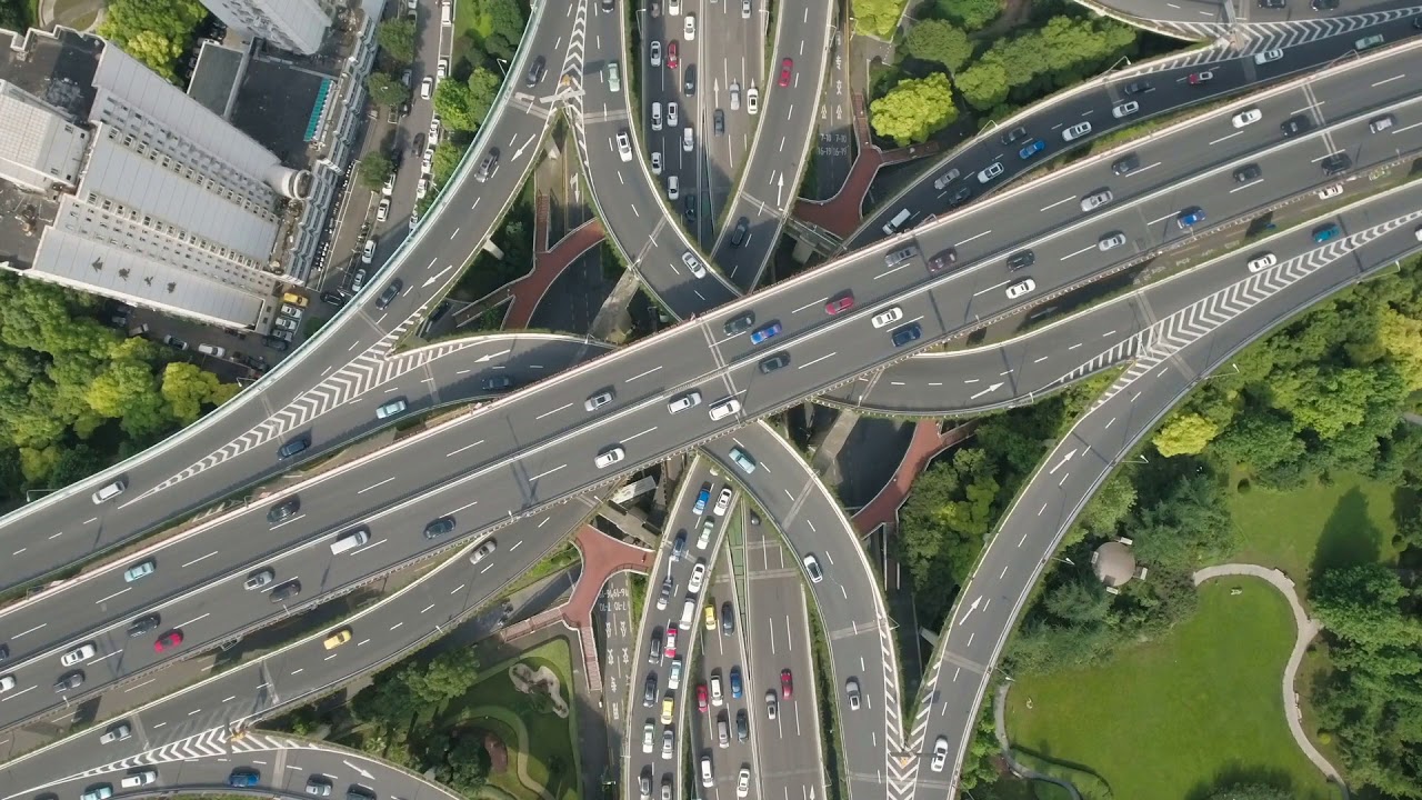 James road. Flyover in Roads.