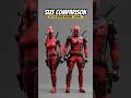 Hot Toys Deadpool & Wolverine Size Comparison 🦸‍♂️