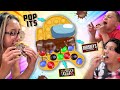 POP IT's Chocolate Candy Bar Food Hack as seen on Tik Tok (FV Family #shorts)