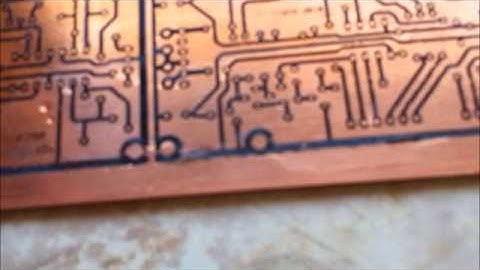 Pcb Etching using ferric chloride