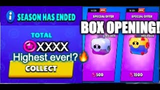 Season Has Ended Highest Star Points Ever? Mega Box Opening