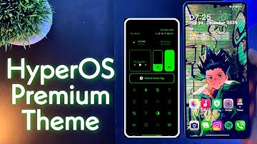 HyperOS Premium Theme For Any Xiaomi Devices | New Anime System Ui | #hyperos
