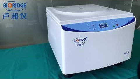 TD5A Tabletop Low Speed Centrifuge material balance before centrifugation