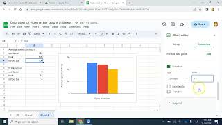 How to make a bar graph with custom error bars in Google Sheets_2023