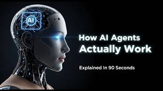 How AI Agents Actually Work | Explained In 90 Seconds | #aigentsexplained