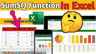 SumSQ Function In Excel || #education #zintinstitute #excel