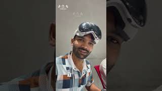 Splendor rider with ₹4 lakh helmet – Apple Vision Pro edition 😎🏍️🍎 | #funny | Heavy Driver