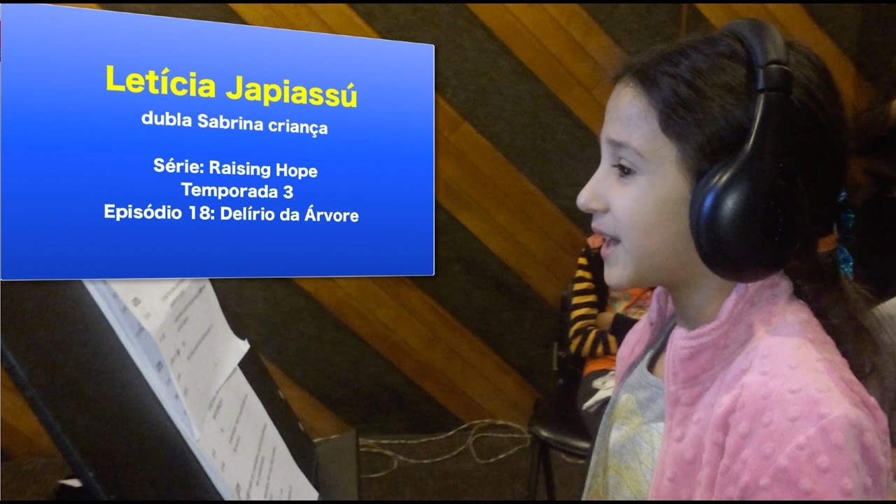 Letícia Japiassú dublando série Raising Hope